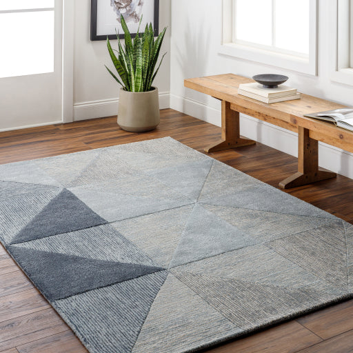 Surya Glasgow GLS-2300 Light Gray Modern  Rug