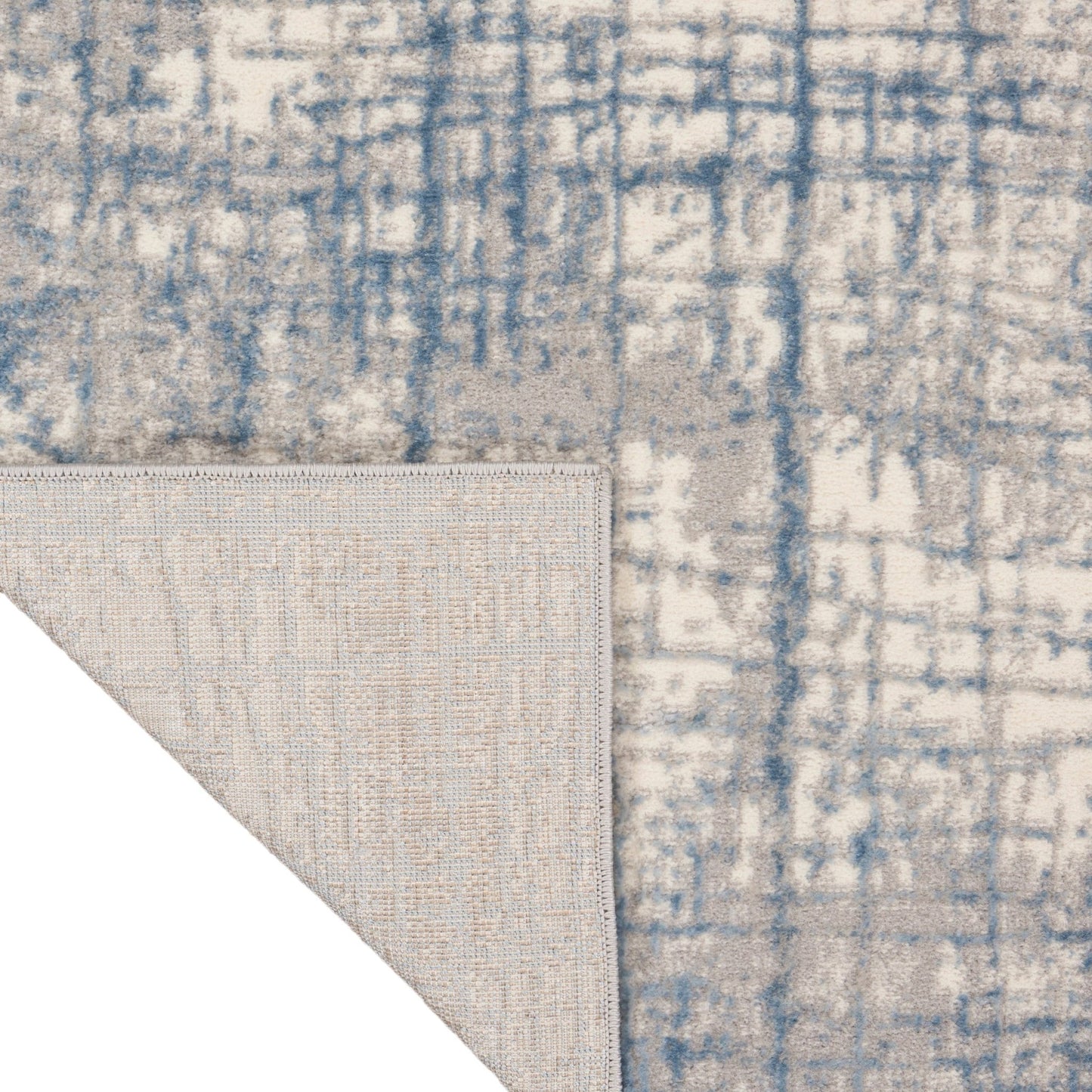 Calvin Klein Ck950 Rush CK950 Ivory Blue Contemporary Machinemade Rug - Rugs - Calvin Klein - Atlanta Designer Rugs