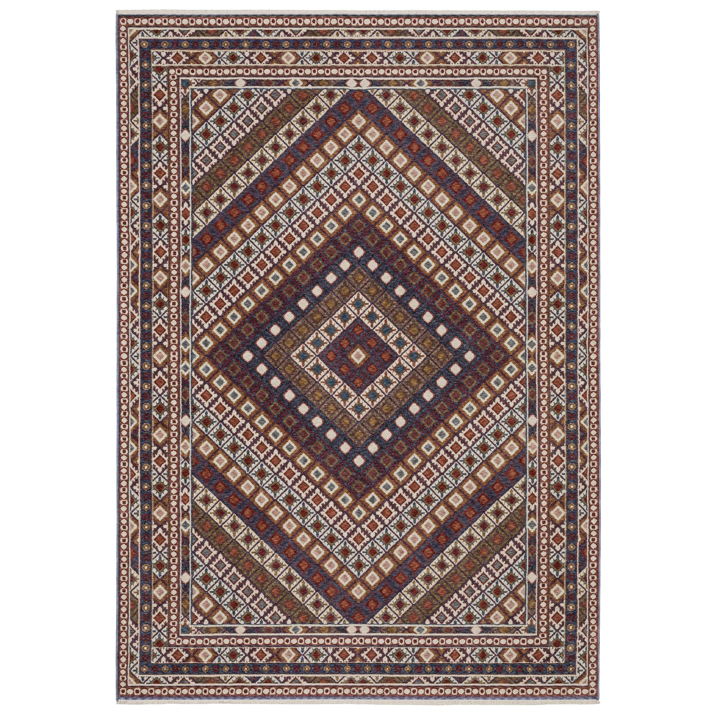 Oriental Weavers Hastings HA08B Multi Multi Casual Power-Loomed Rug