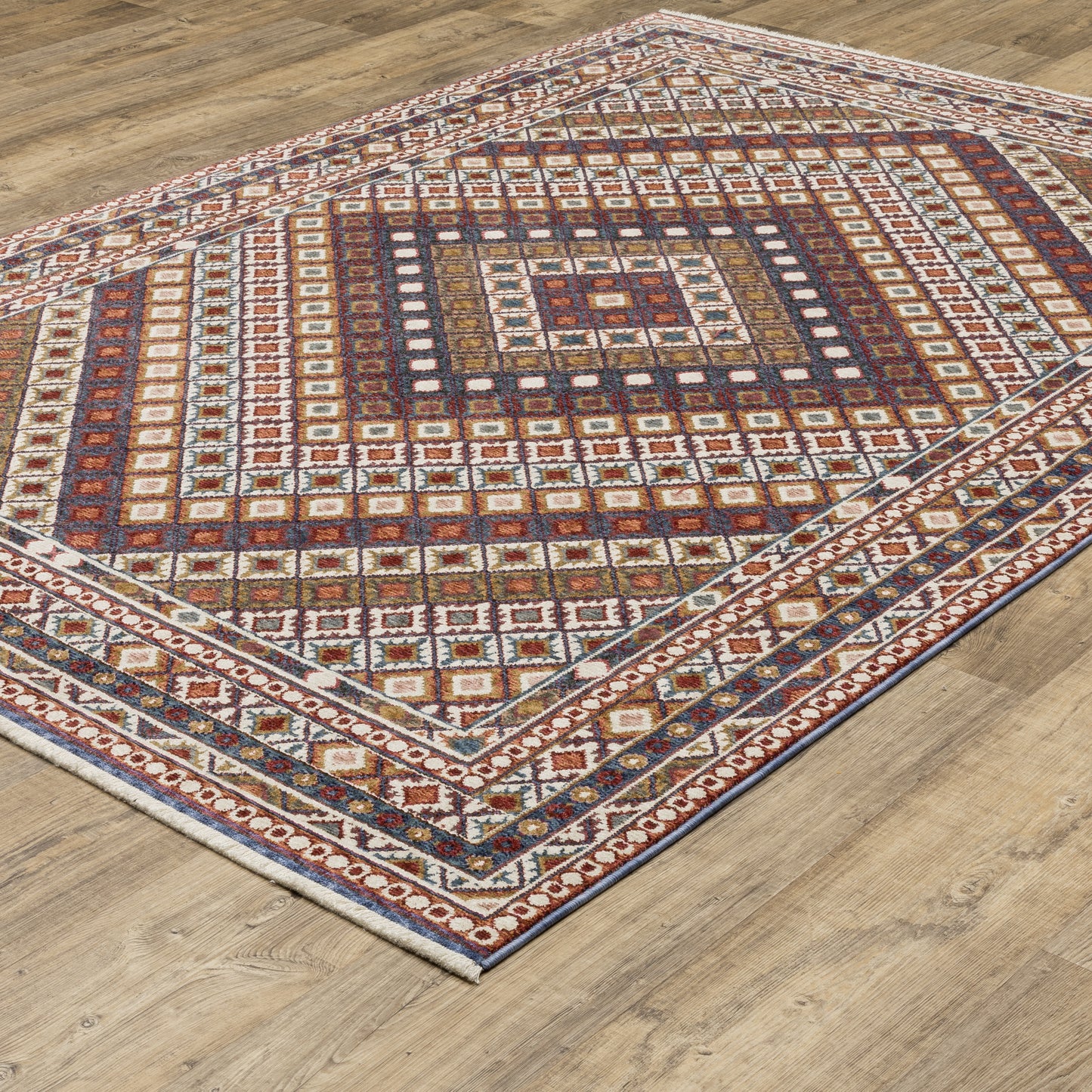 Oriental Weavers Hastings HA08B Multi Multi Casual Power-Loomed Rug