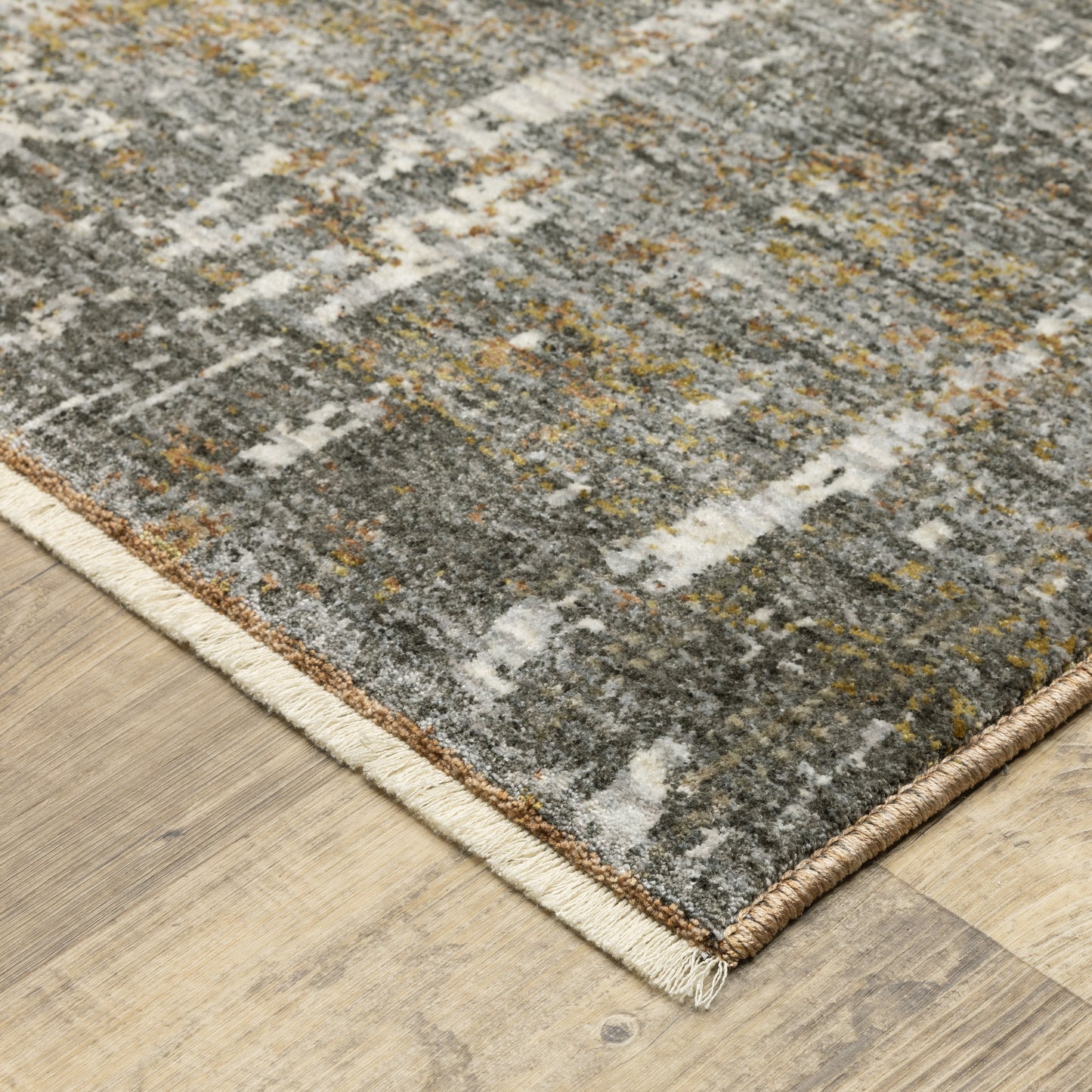 Oriental Weavers Hayden HAY06 Grey Rust Contemporary Machine-Woven Rug