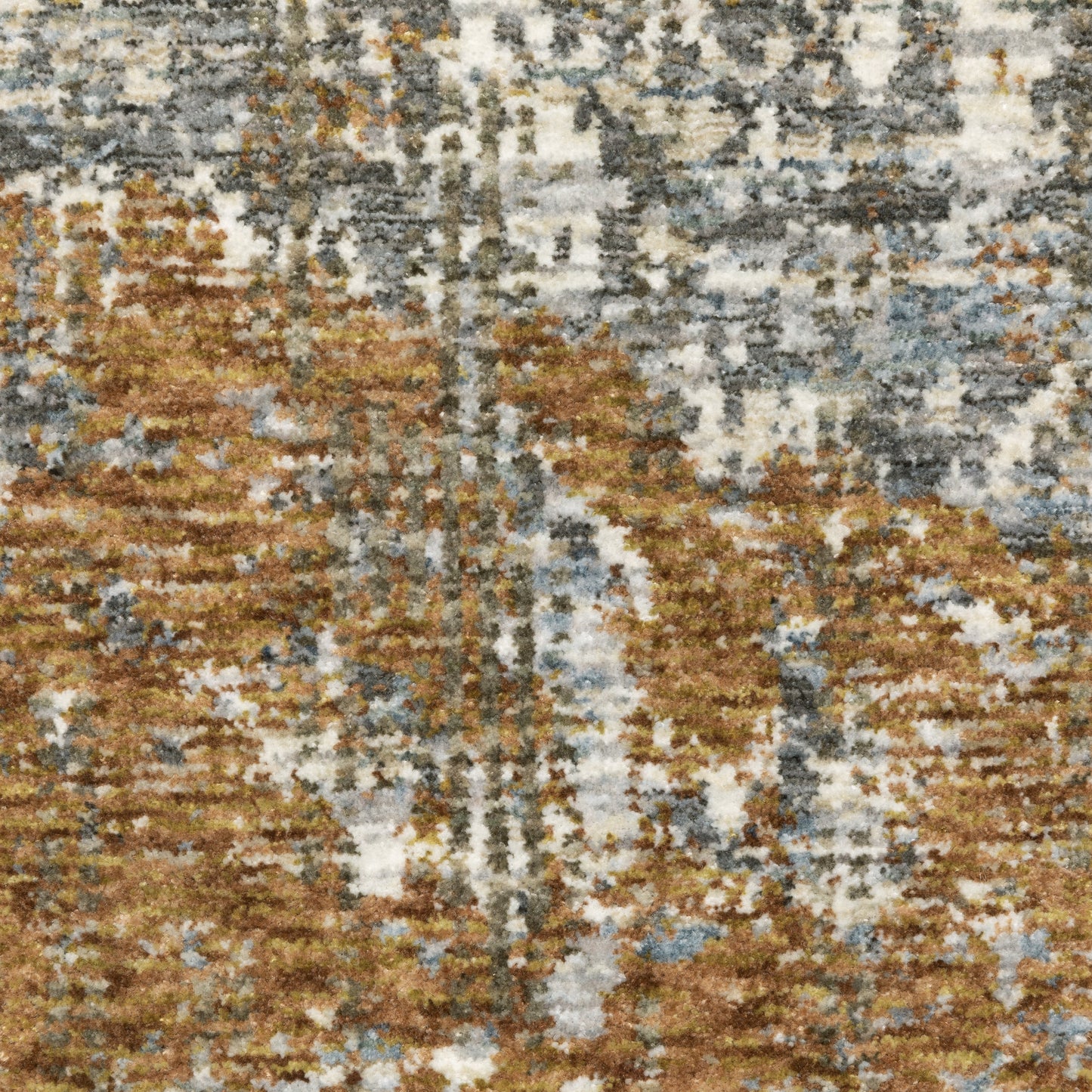 Oriental Weavers Hayden HAY06 Grey Rust Contemporary Machine-Woven Rug