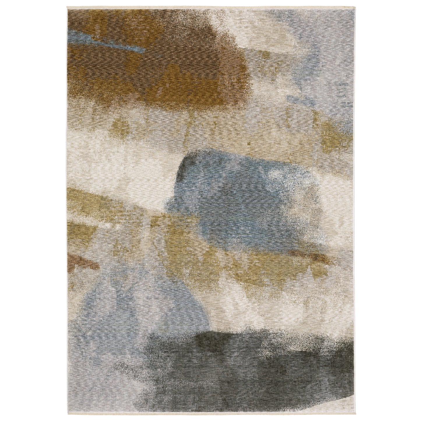 Oriental Weavers Hayden HAY09 Beige Rust Contemporary Machine-Woven Rug