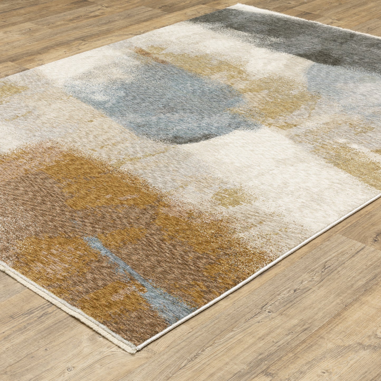 Oriental Weavers Hayden HAY09 Beige Rust Contemporary Machine-Woven Rug