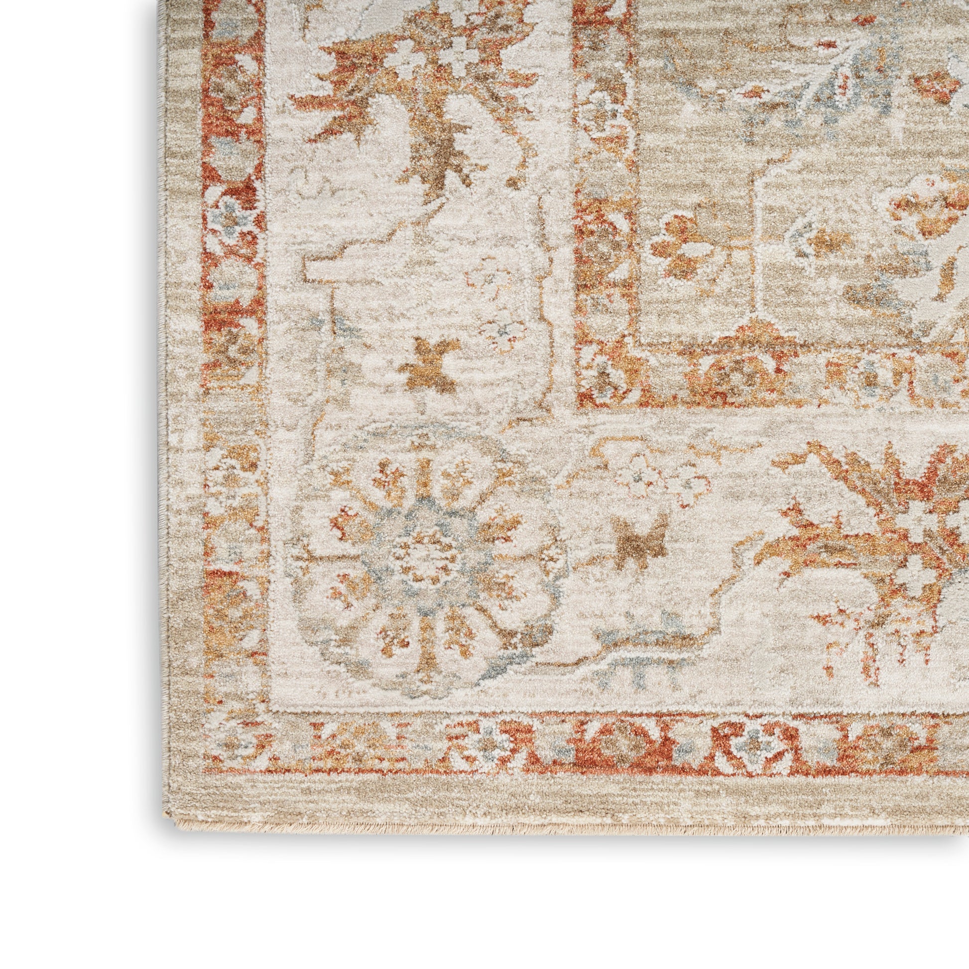 Nourison Home Infinite  Sage Ivory  Traditional