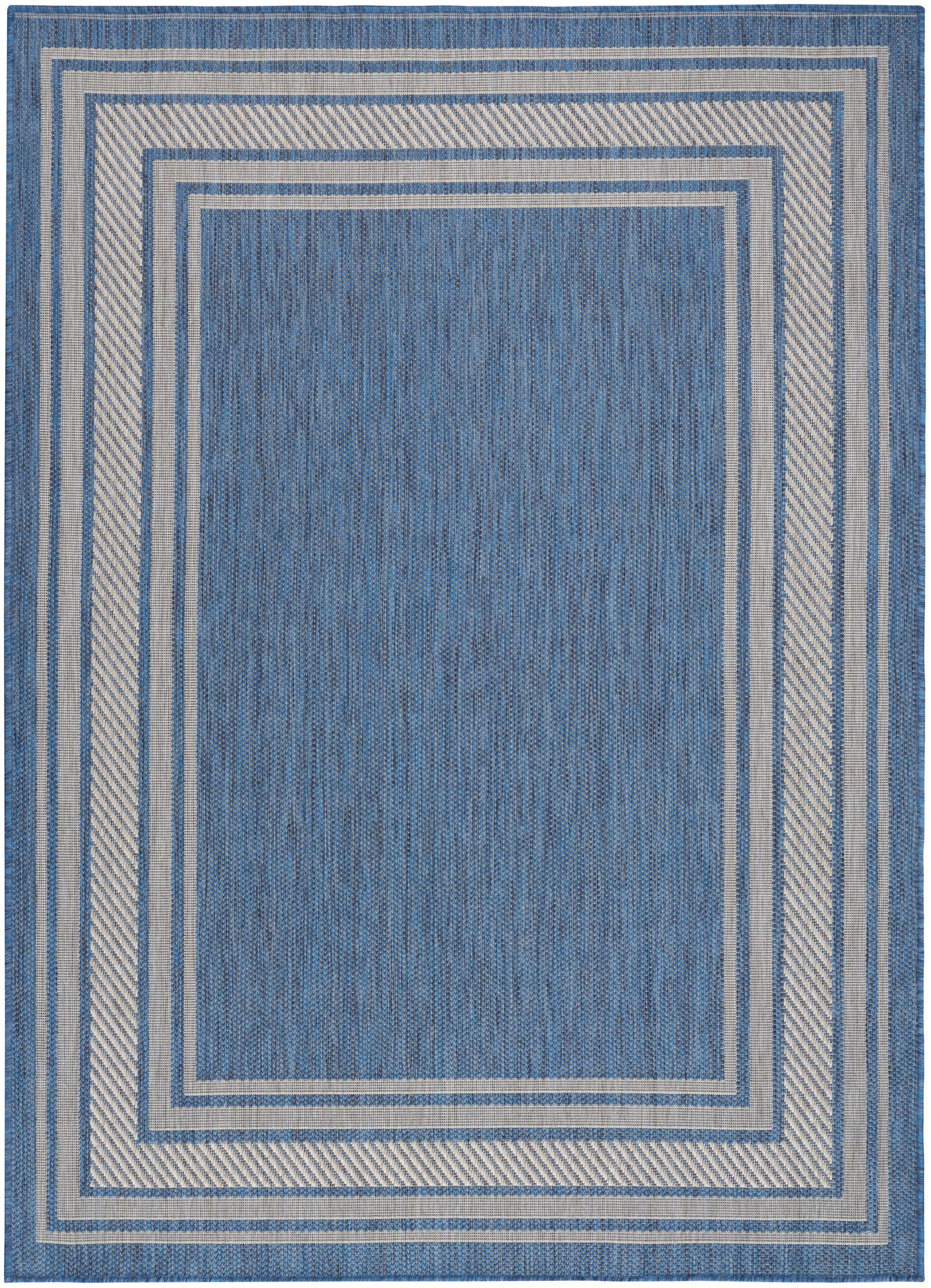 Nourison Home Horizon Indoor/Outdoor HOZ03 Denim Contemporary Power-loomed Rug