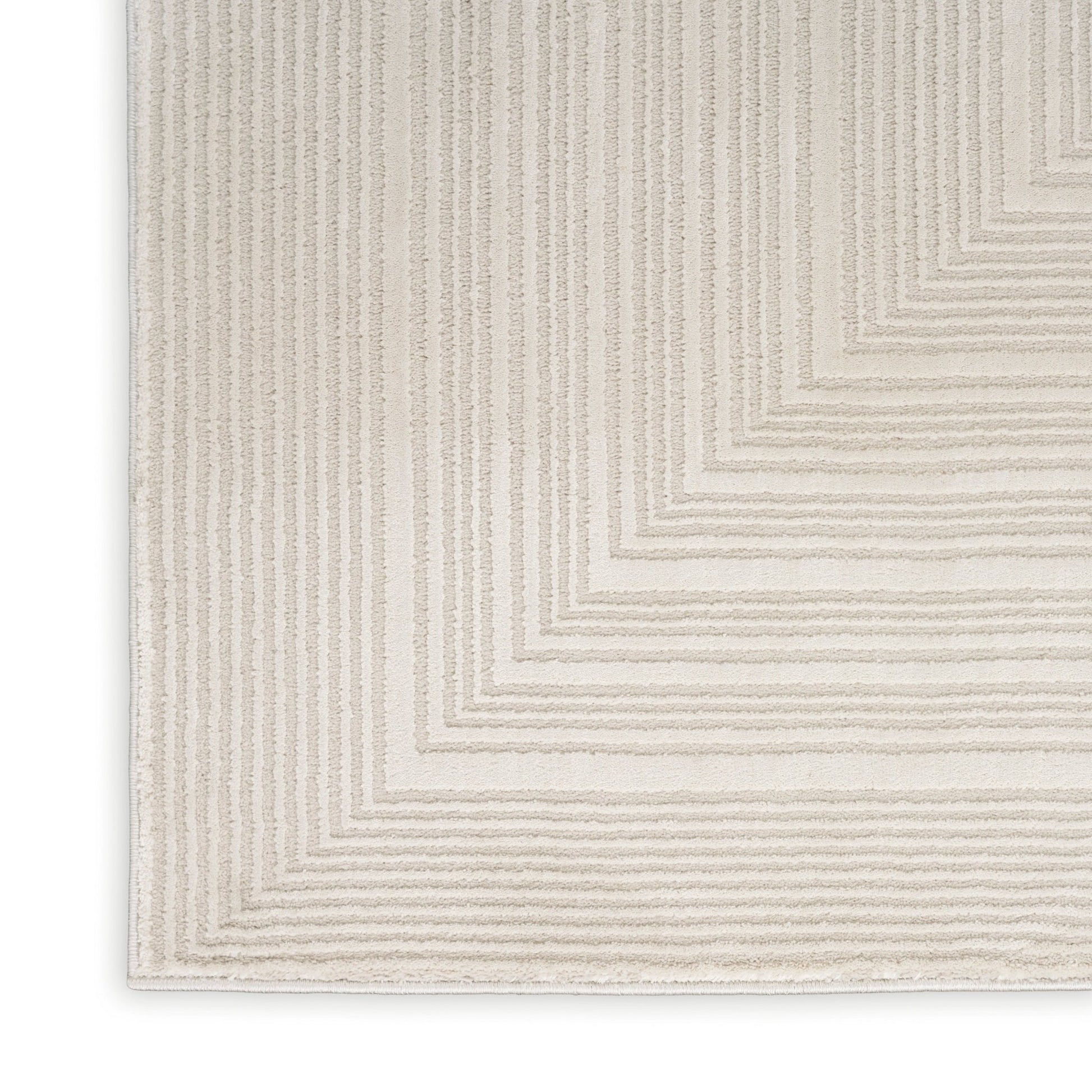 Calvin Klein CK024 Irradiant IRR02 Ivory Contemporary Machinemade Rug - Rugs - Calvin Klein - Atlanta Designer Rugs