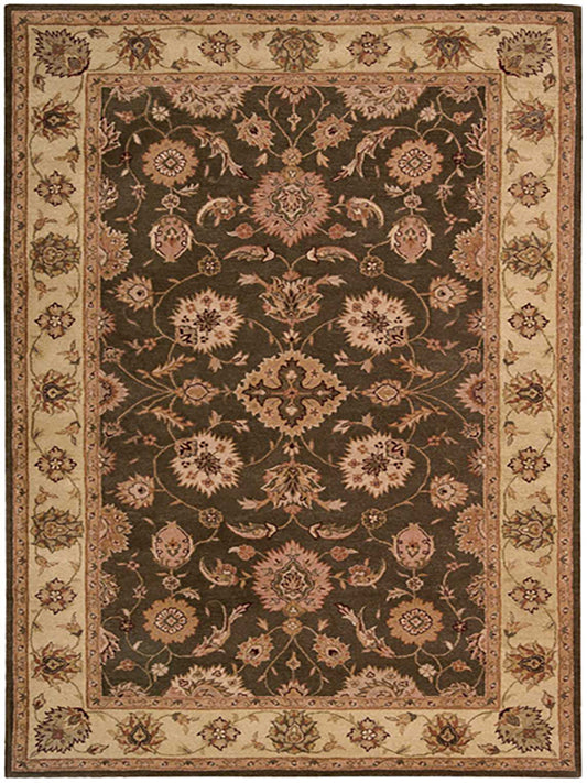 Nourison Home Heritage Hall HE18 Sable Traditional Tufted Rug