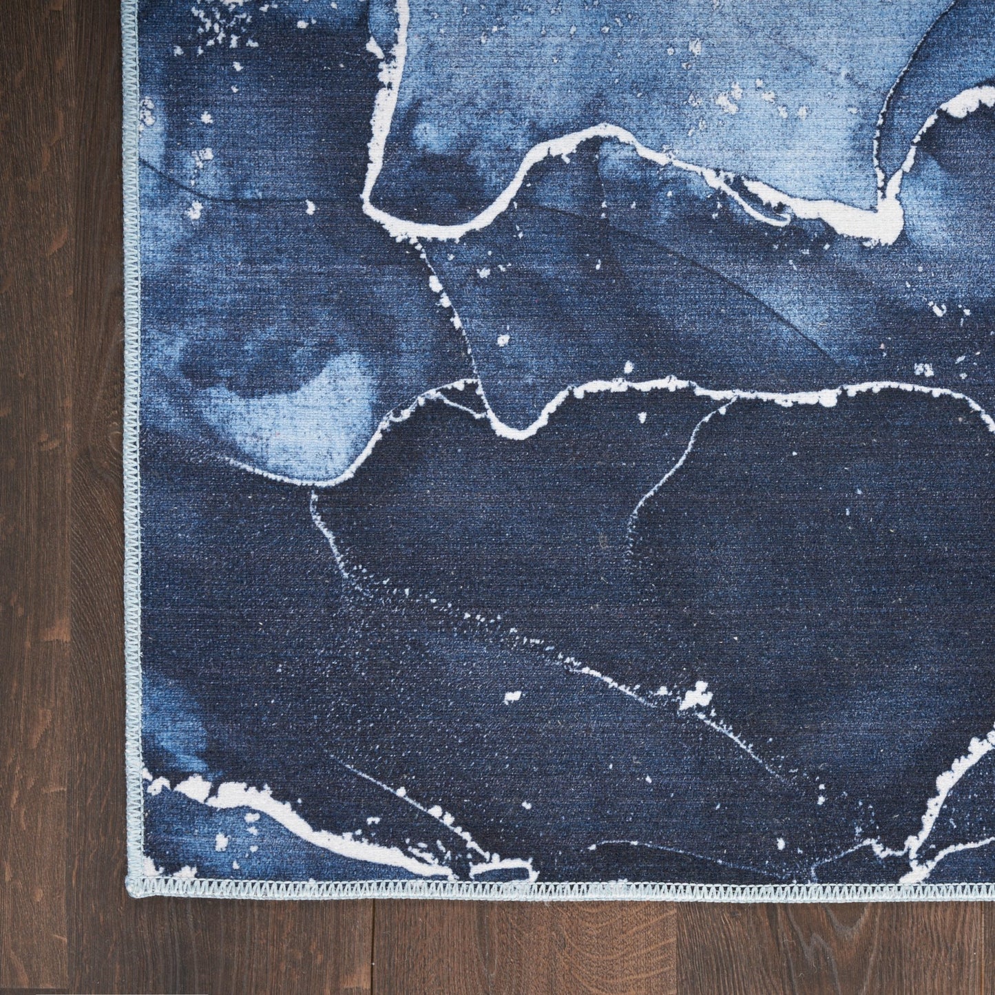 Inspire Me! Home Décor Daydream DDR02 Navy Blue Contemporary Machinemade Rug - Rugs - Inspire Me! Home Décor - Atlanta Designer Rugs