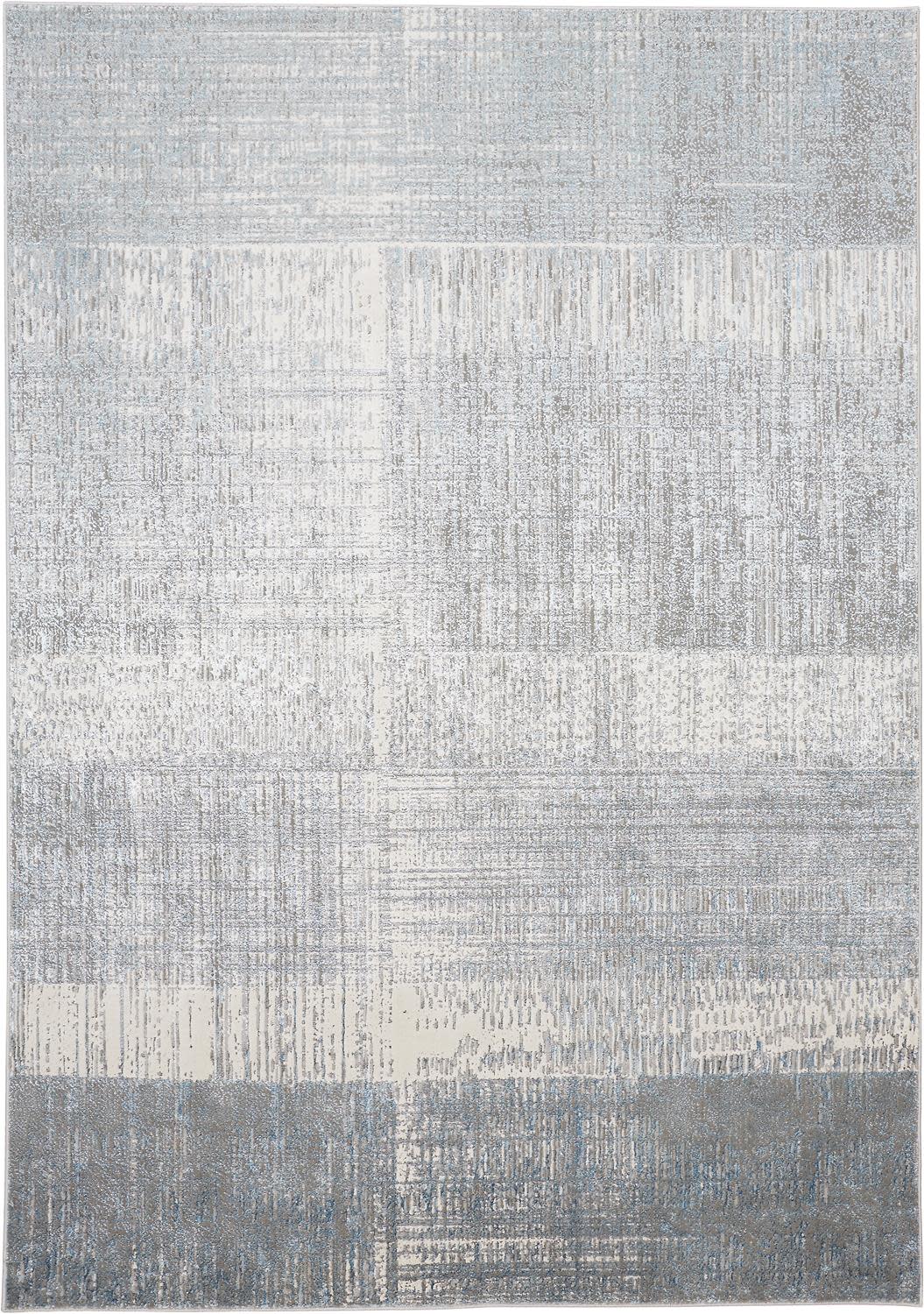 Feizy Azure 3413F Blue Beige Modern/Casual/Industrial Machinemade Rug - Rugs - Feizy - Atlanta Designer Rugs