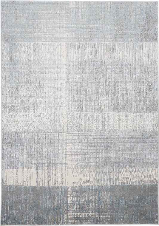 Feizy Azure 3413F Blue Beige Modern/Casual/Industrial Machinemade Rug - Rugs - Feizy - Atlanta Designer Rugs