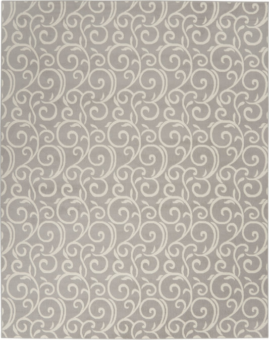 Nourison Home Grafix  Grey  Contemporary