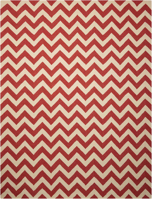 Nourison Home Portico  Red  Contemporary