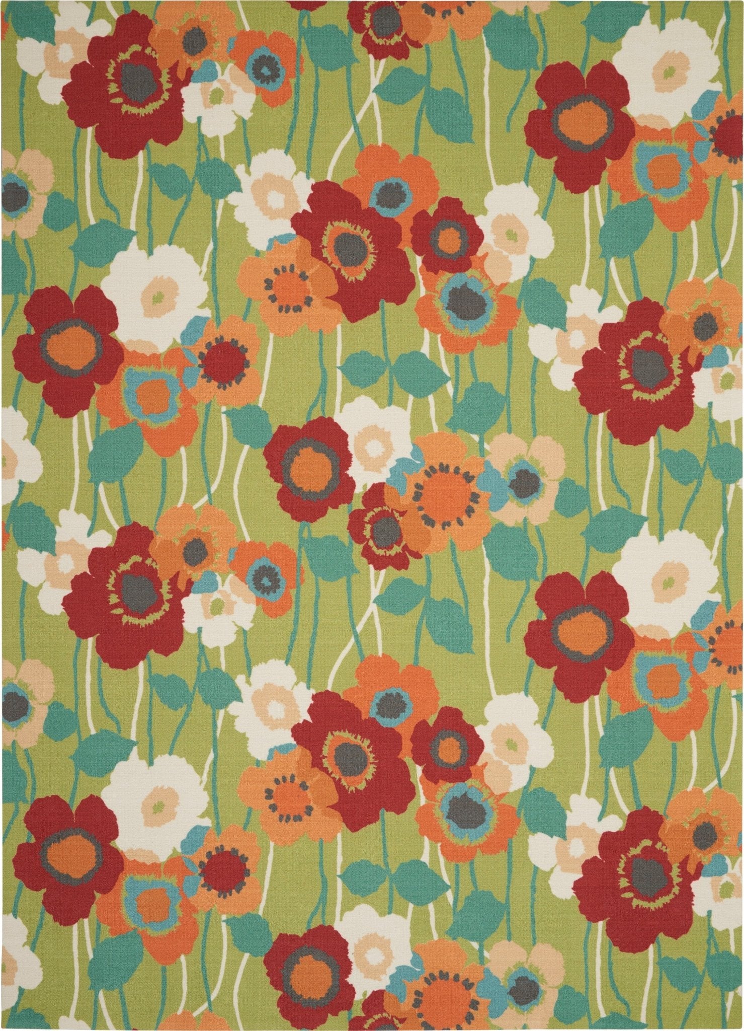 Waverly Sun N Shade SND27 Seaglass Contemporary Machinemade Rug - Rugs - Waverly - Atlanta Designer Rugs