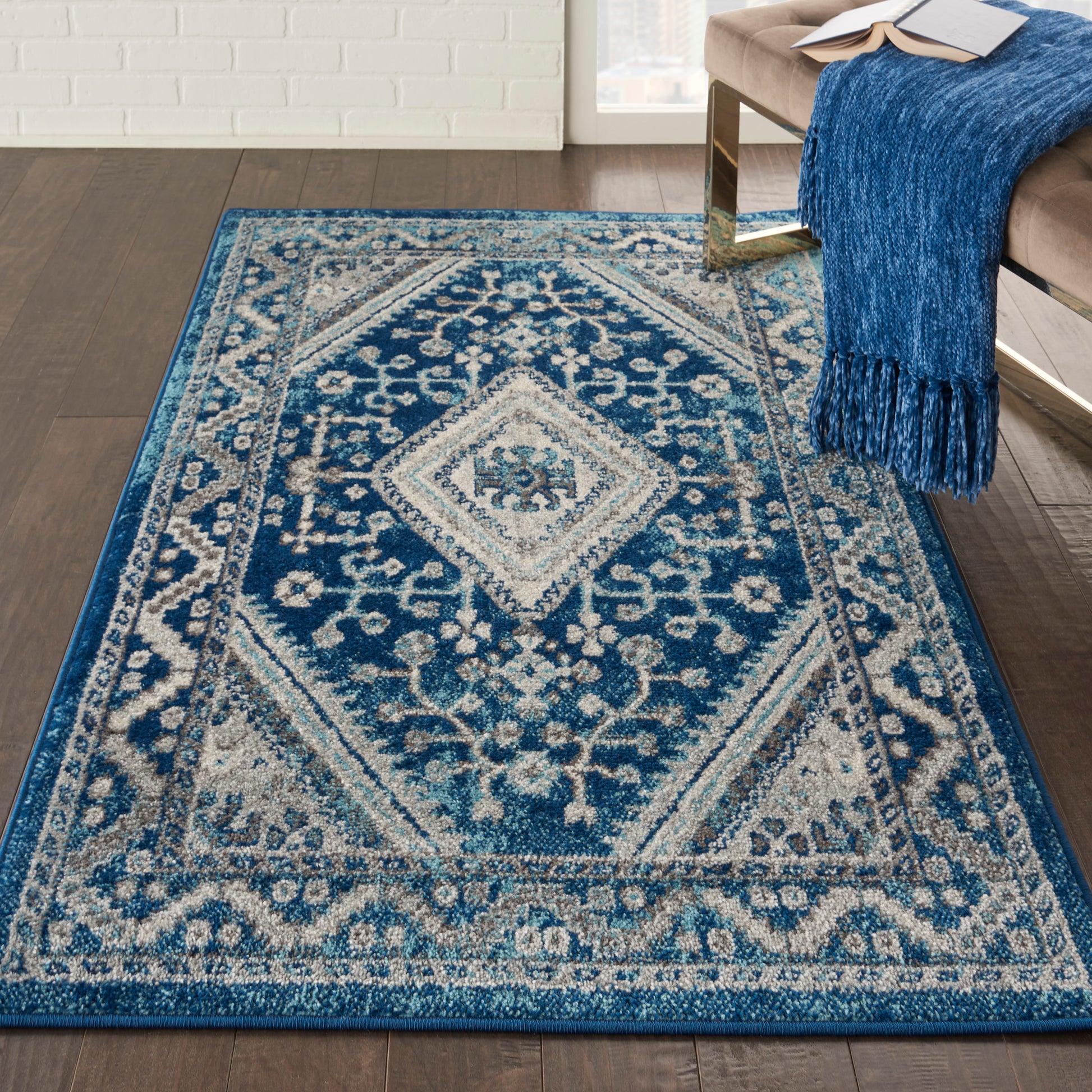 Nourison Home Persian Vintage  Ivory Blue  