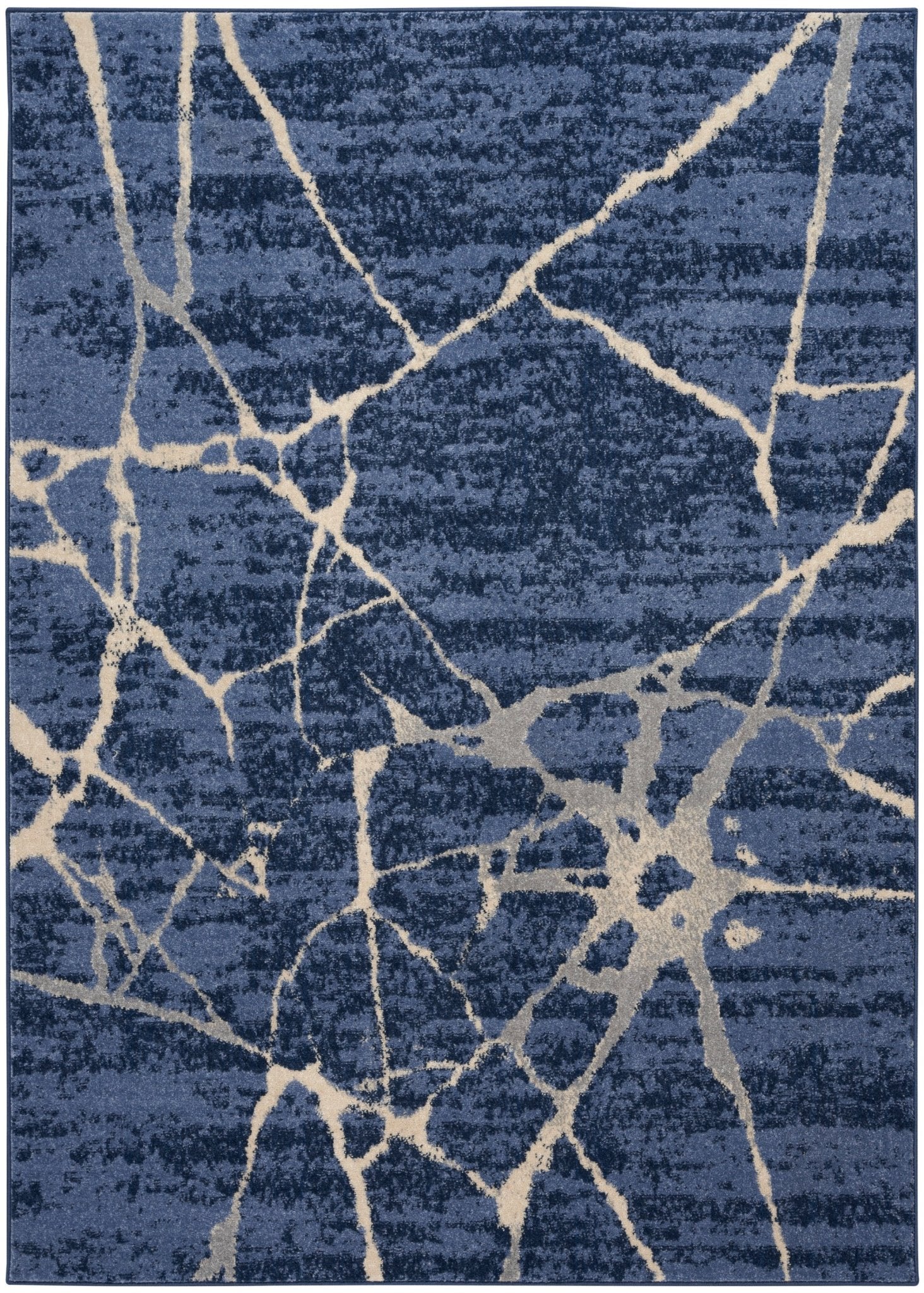 Calvin Klein River Flow RFV05 Blue Contemporary Machinemade Rug - Rugs - Calvin Klein - Atlanta Designer Rugs