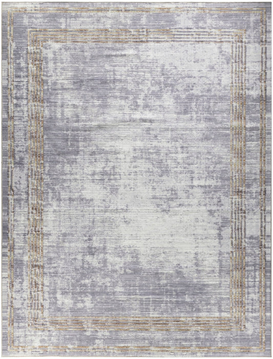 Inspire Me! Home Décor Daydream DDR03 Silver Contemporary Machinemade Rug - Rugs - Inspire Me! Home Décor - Atlanta Designer Rugs