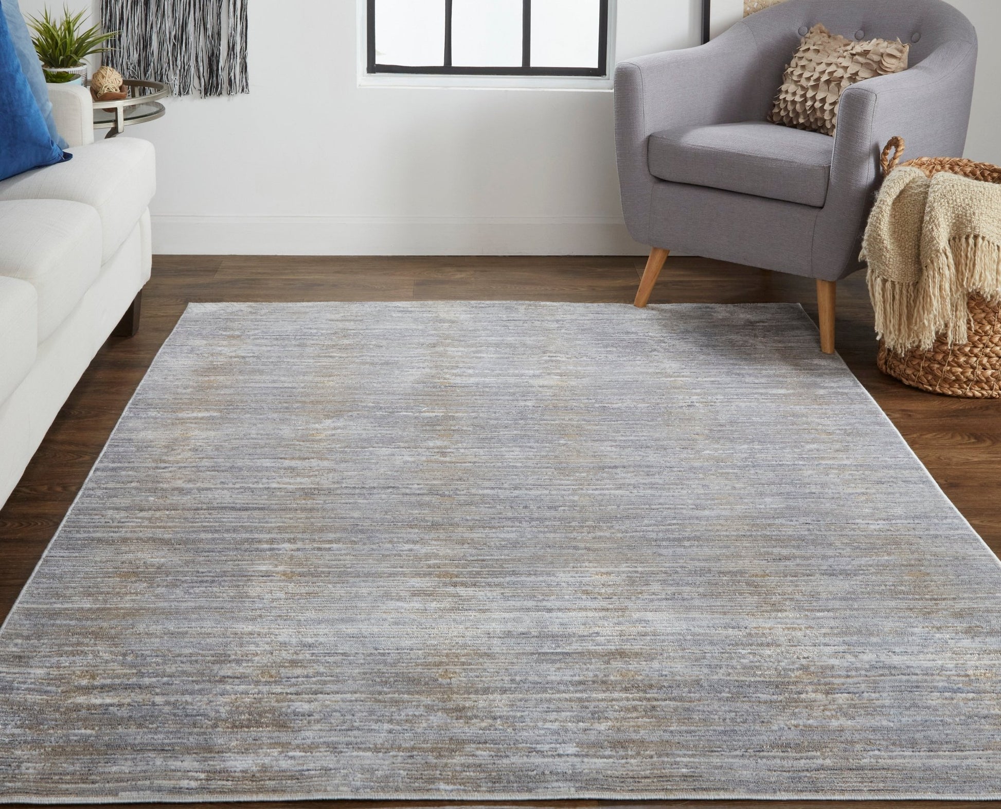 Feizy Laina 39GAF Beige Transitional/Rustic/Casual Machine Woven Rug - Rugs - Feizy - Atlanta Designer Rugs