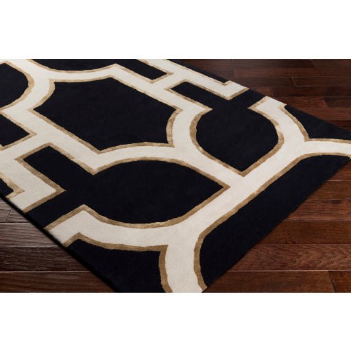 Elle Decor Intermezzo INE - 1000 Black Modern Rug - Rugs - Elle Decor - Atlanta Designer Rugs