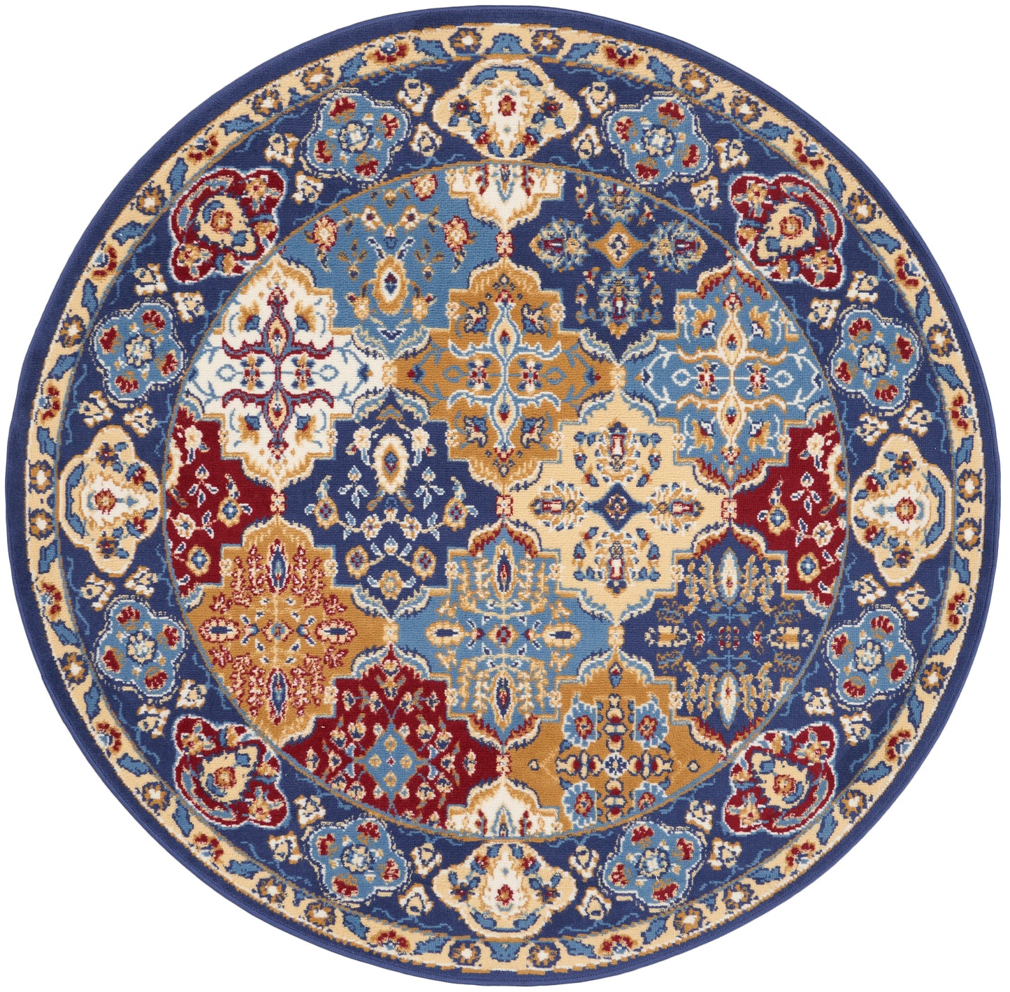 Nourison Home Grafix GRF31 Multicolor Traditional Power-Loomed Rug