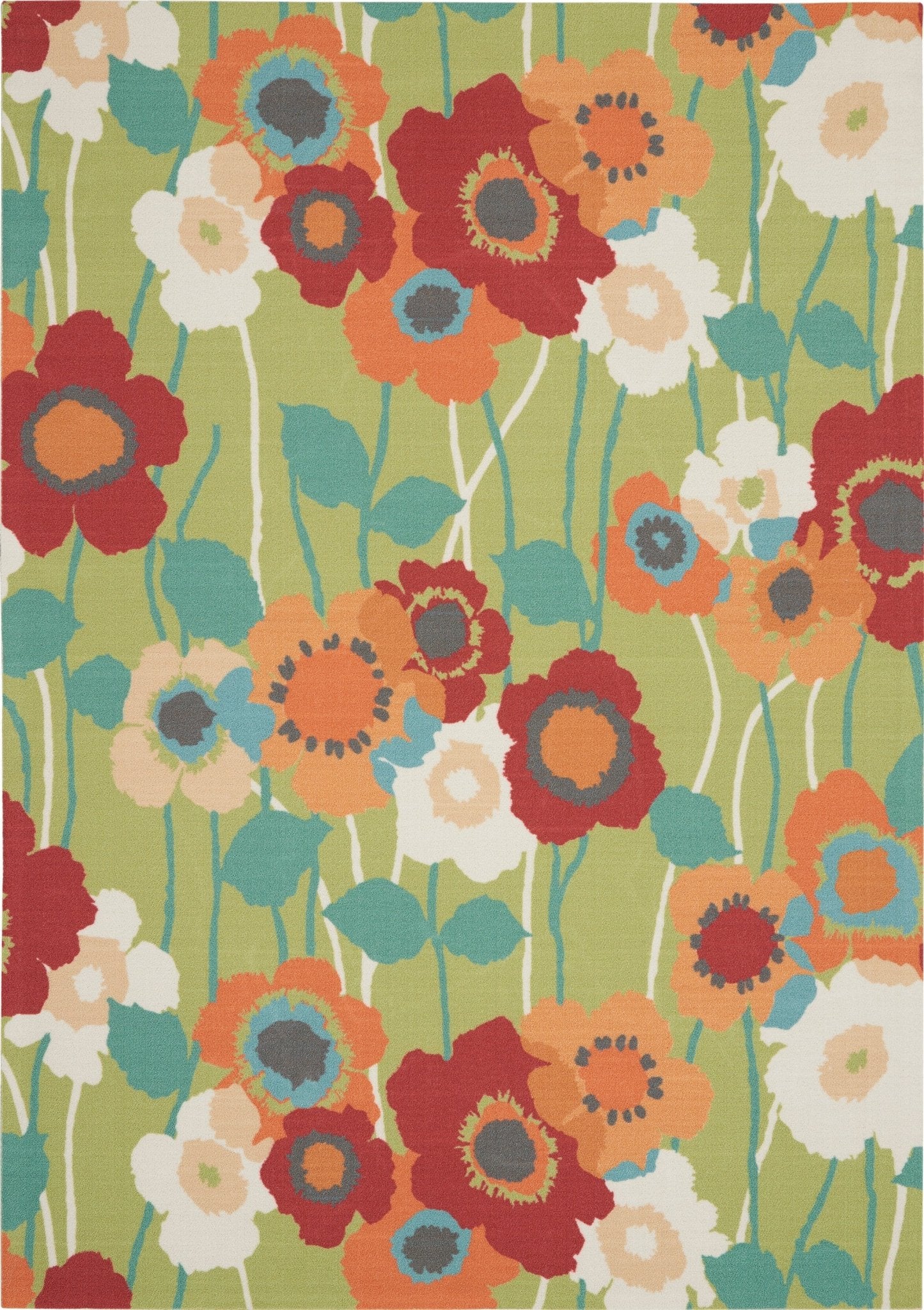 Waverly Sun N Shade SND27 Seaglass Contemporary Machinemade Rug - Rugs - Waverly - Atlanta Designer Rugs