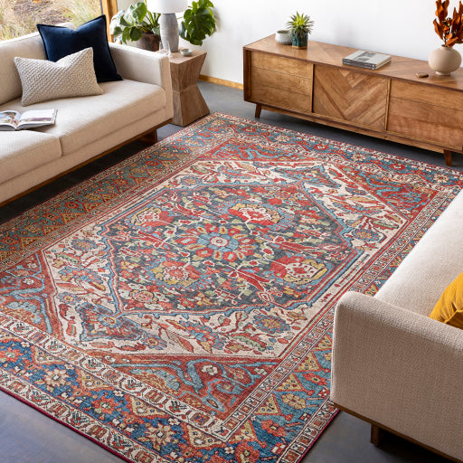 Surya Iris IRS-2342 Red Traditional  Rug