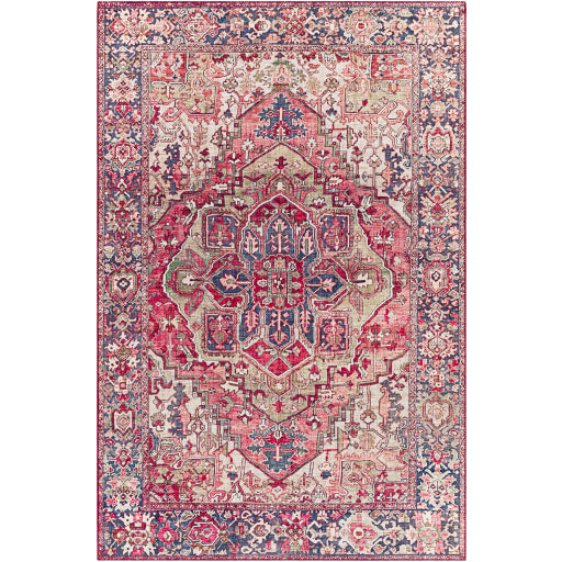 Surya Iris IRS-2357 Dark Red Traditional  Rug