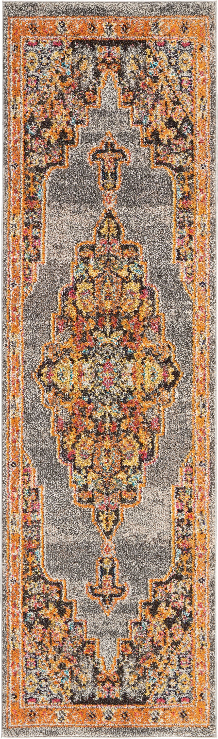 Nourison Home Passionate PST01 Grey Traditional Power-Loomed Rug