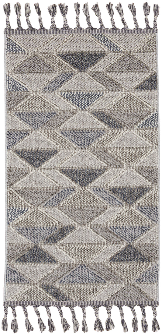 Nourison Home Paxton  Grey Charcoal  Contemporary