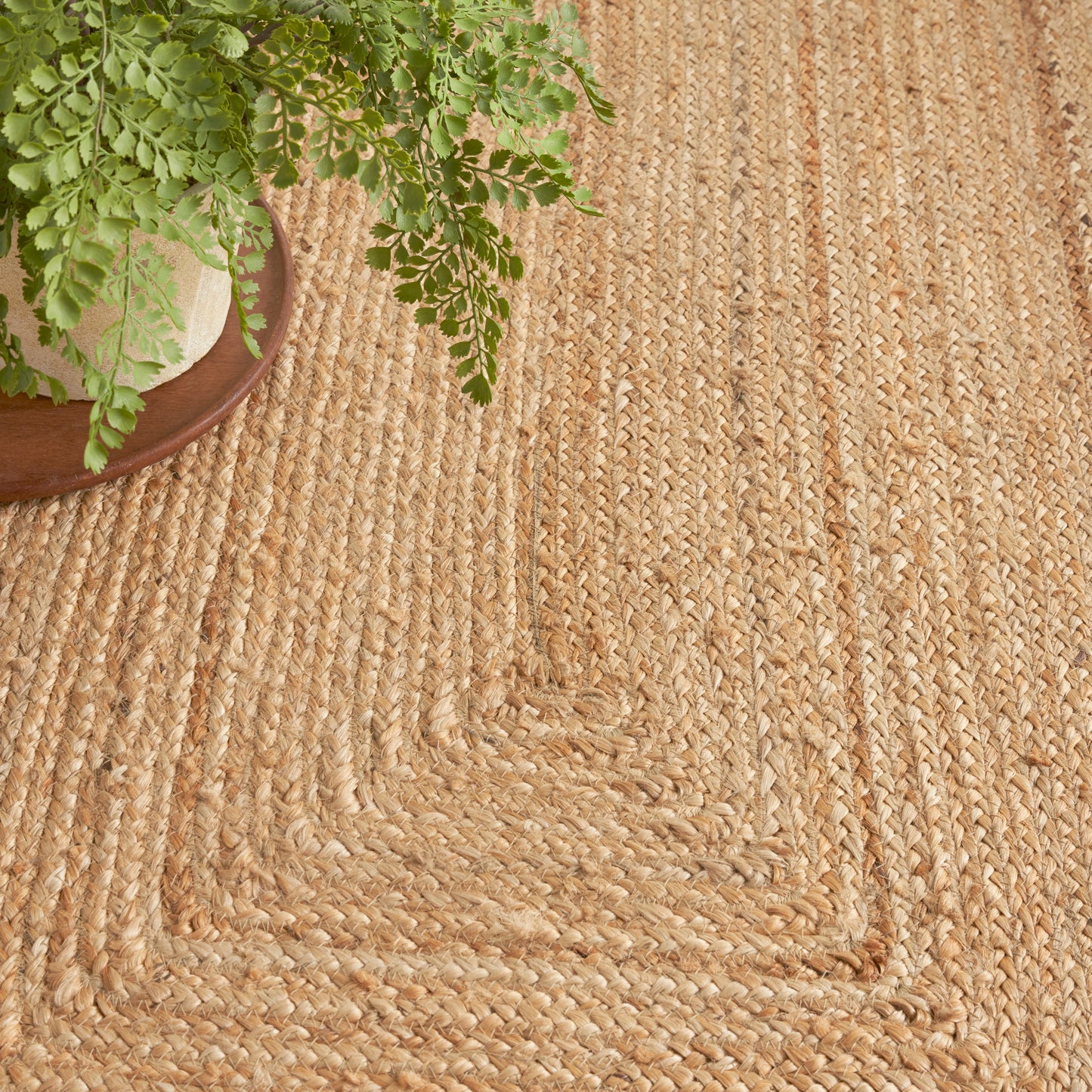 Nourison Home Natural Jute  Natural  Contemporary