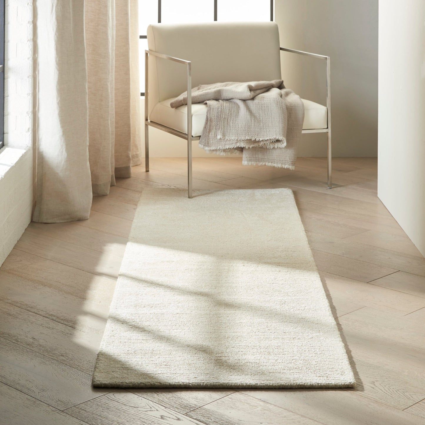 Calvin Klein Home Ravine RAV01 Bone Contemporary Tufted Rug - Rugs - Calvin Klein Home - Atlanta Designer Rugs