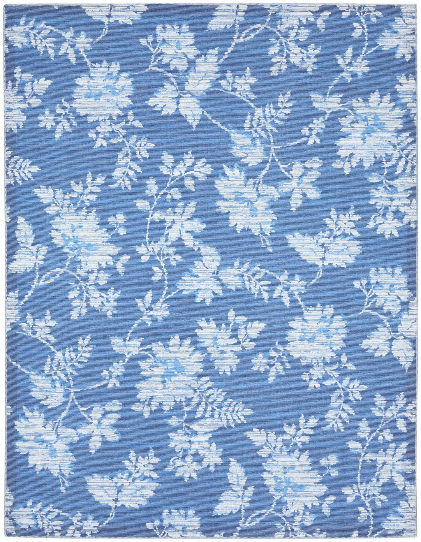 Waverly Washables Collection WAW02 Blue Contemporary Machinemade Rug - Rugs - Waverly - Atlanta Designer Rugs