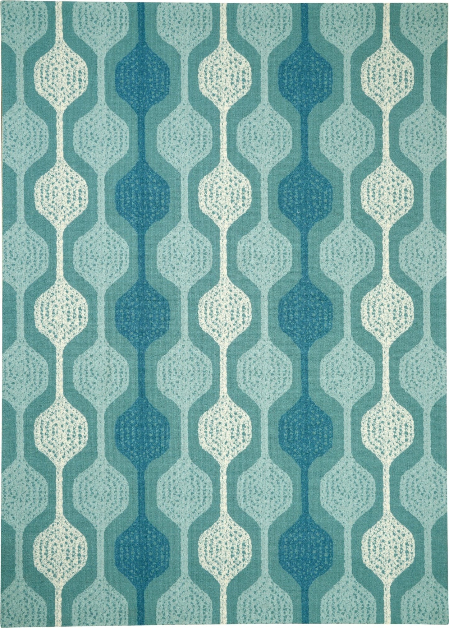 Waverly Sun N Shade SND70 Aqua Contemporary Machinemade Rug - Rugs - Waverly - Atlanta Designer Rugs