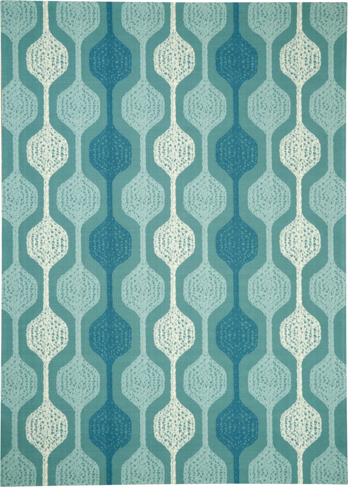 Waverly Sun N Shade SND70 Aqua Contemporary Machinemade Rug - Rugs - Waverly - Atlanta Designer Rugs