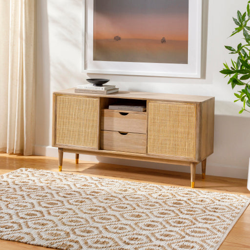 Surya Jean JEA-2305 White Modern  Rug