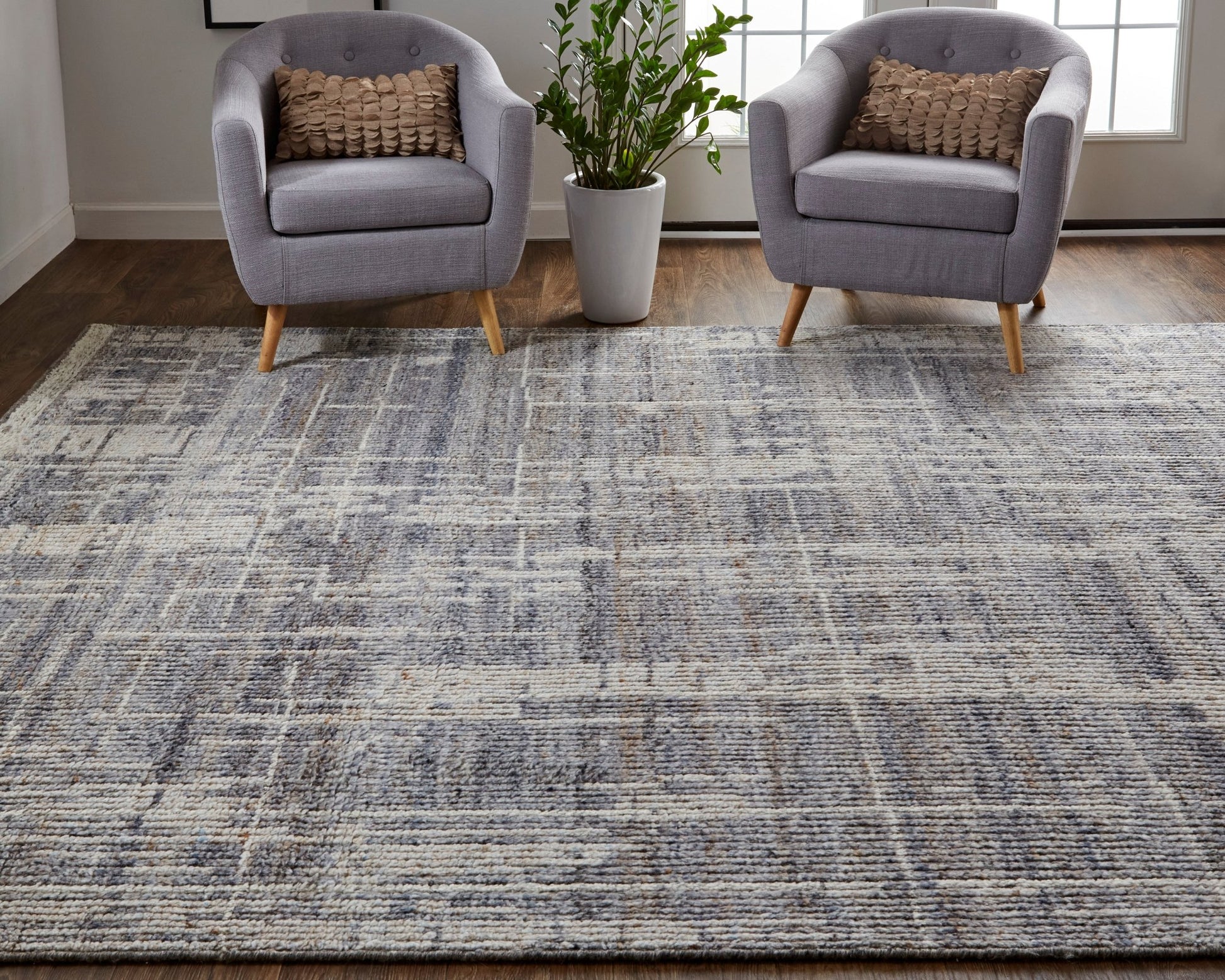 Feizy Alford 6920F Gray Multi Modern/Industrial/Bohemian & E Hand Knotted Rug - Rugs - Feizy - Atlanta Designer Rugs