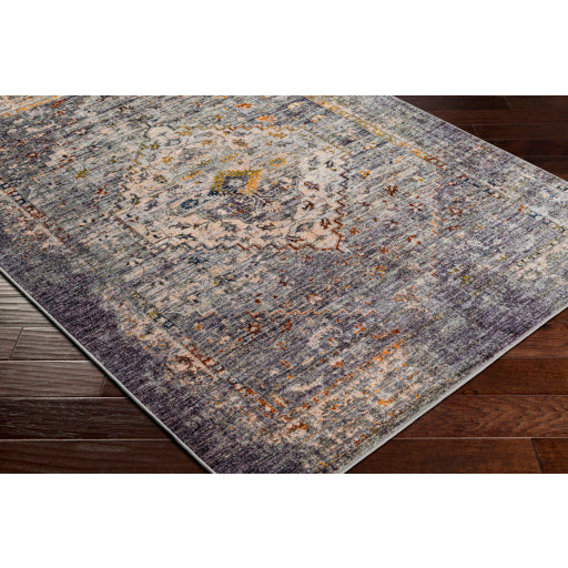 Surya Jefferson JFS-2307 Dark Purple Traditional  Rug