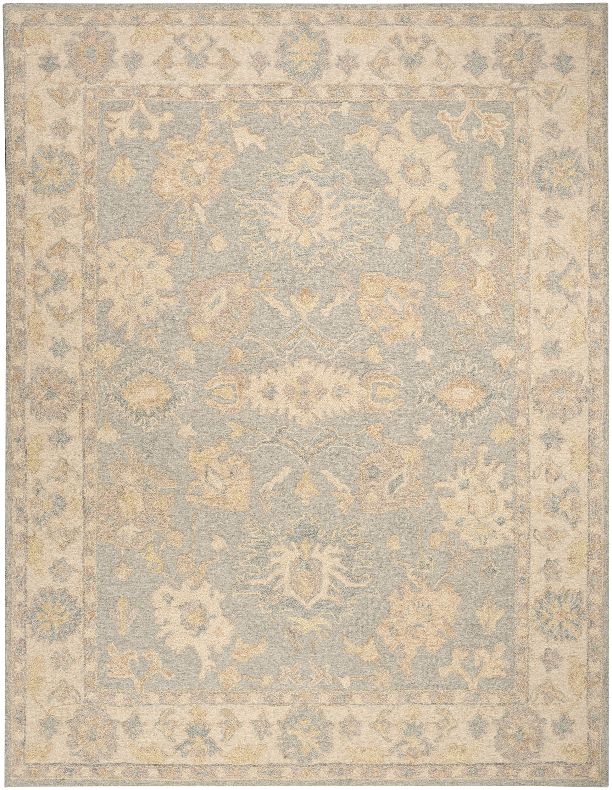 Nourison Home Maison  Blue Ivory  Traditional