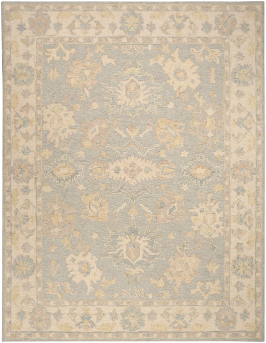 Nourison Home Maison  Blue Ivory  Traditional