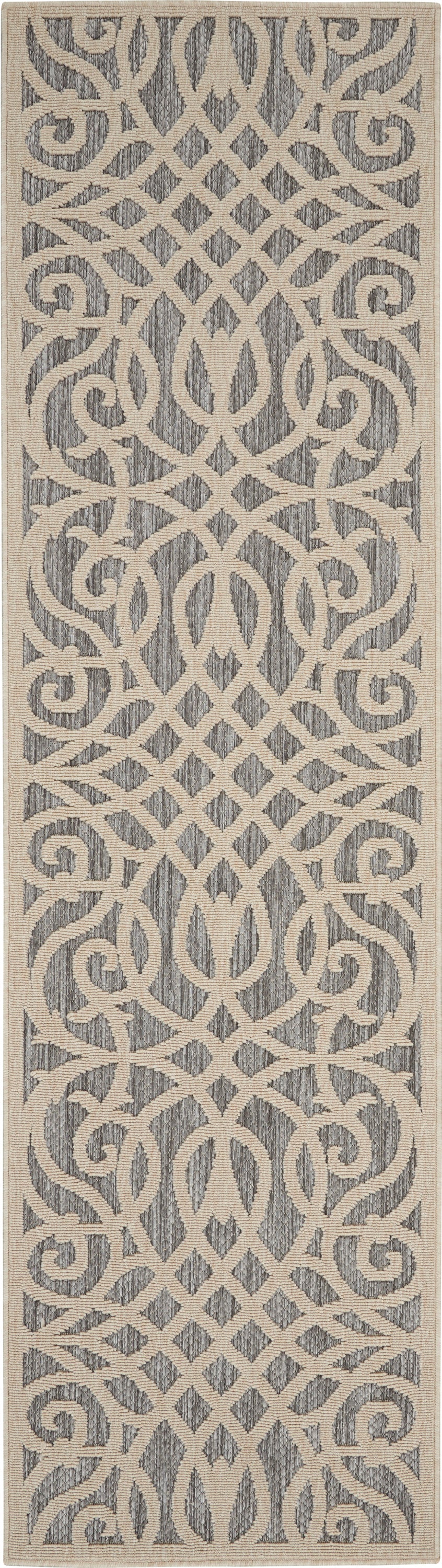 Nourison Home Cozumel CZM04 Grey Contemporary Power-Loomed Rug