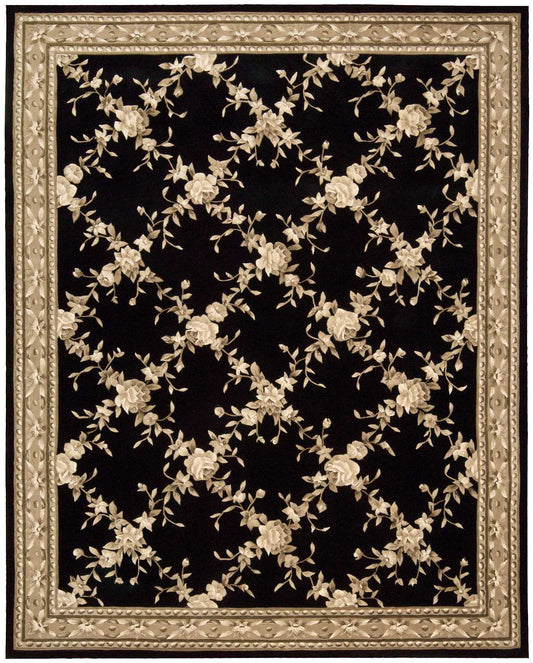 Nourison Home Julian JL58 Black  Transitional Tufted Rug