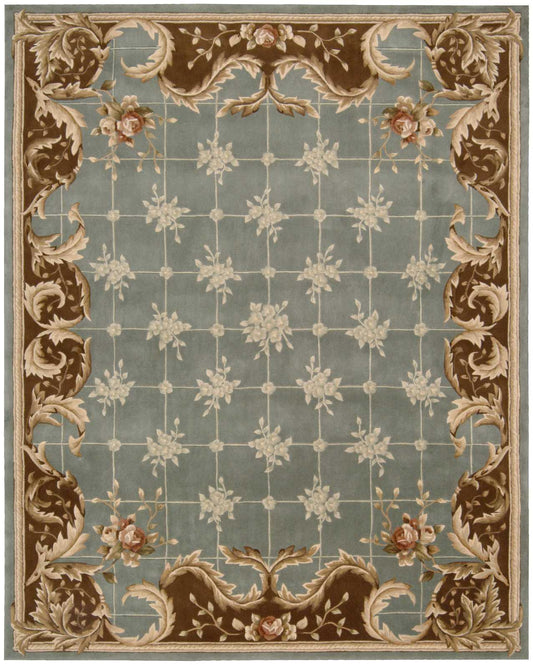 Nourison Home Julian JL59 Blue  Transitional Tufted Rug