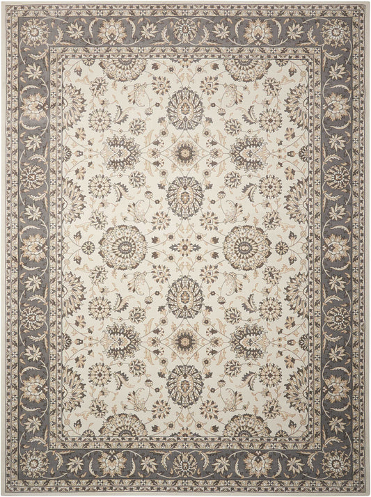 Nourison Home Persian Crown  Ivory Grey  Traditional