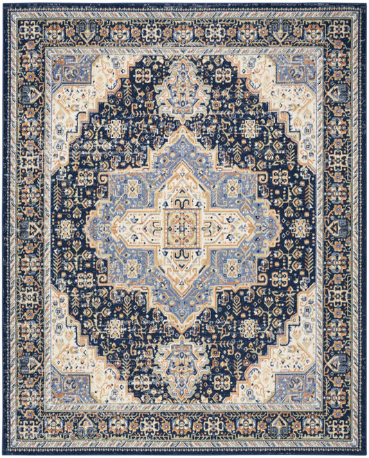 Nourison Home Nourison Essentials Persian  Navy  Traditional