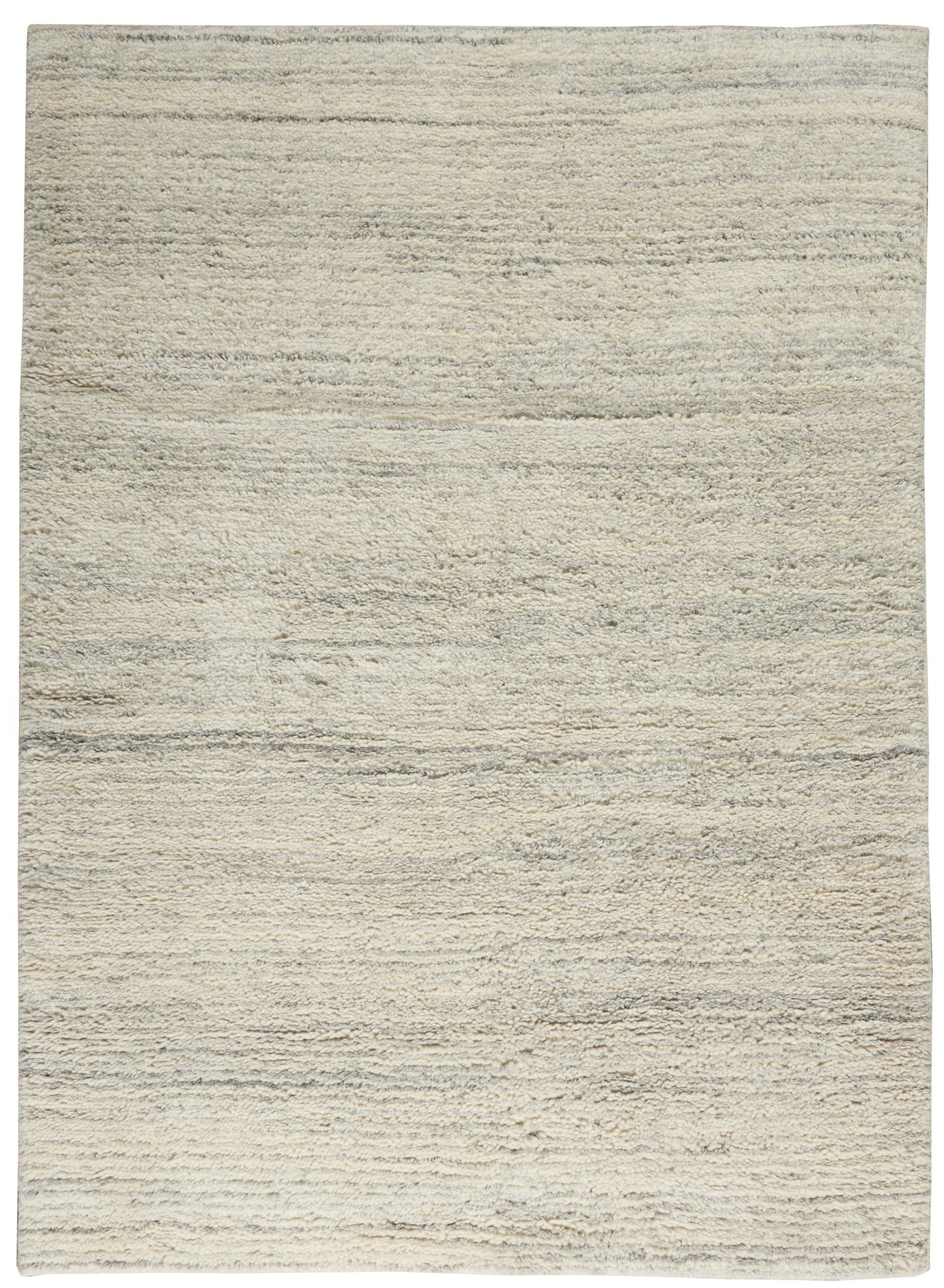 Calvin Klein Agadir CK930 Silver Contemporary Knotted Rug - Rugs - Calvin Klein - Atlanta Designer Rugs