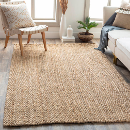 Surya Jute Woven JS-1000 Tan Cottage  Rug