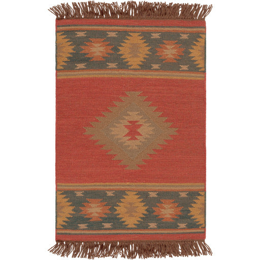 Surya Jewel Tone JT-1033 Rust Global  Rug