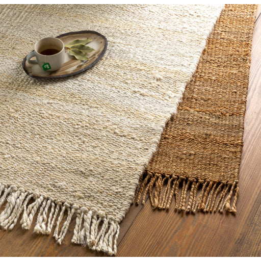 Surya Jute JUTE BLEACH Ivory Cottage  Rug