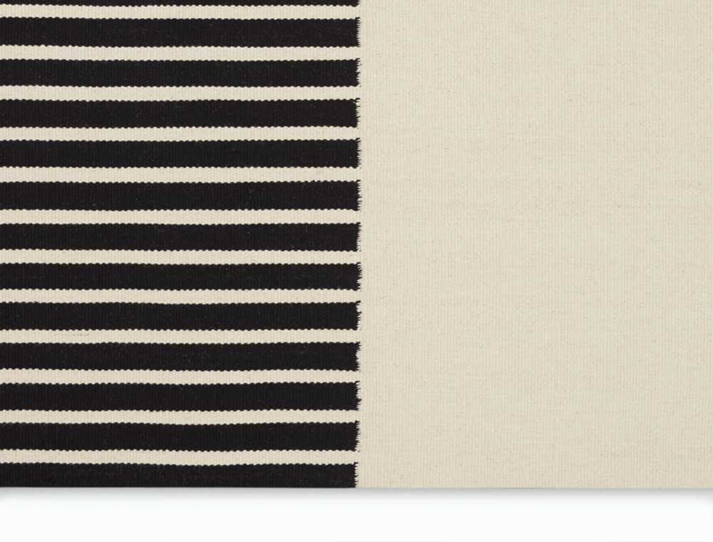 Calvin Klein Nashville CK750 Ivory Black Contemporary Flat Weave Rug - Rugs - Calvin Klein - Atlanta Designer Rugs