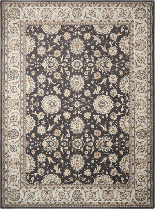 Nourison Home Persian Crown  Charcoal Ivory  Traditional